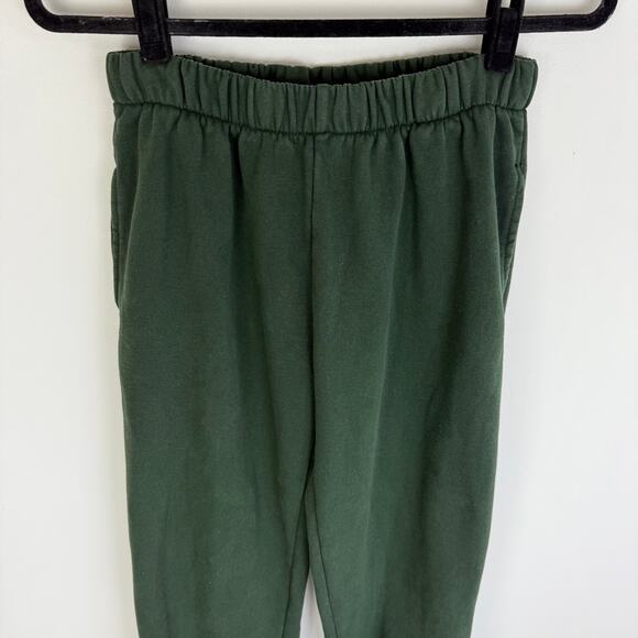 John Galt Womens Elastic Waistband Lounge Rosa Forest Green Jogger Sweatpants - Picture 3 of 10